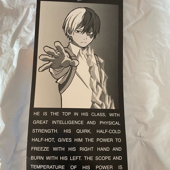 Todoroki Character Crew Socks My Hero Academia - Picture 2 of 3